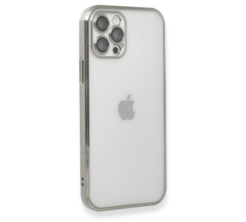 iPhone 12 Pro Kılıf Razer Lensli Silikon - Gümüş iPhone 12 Pro Kılıf Razer Lensli Silikon - Gümüş
