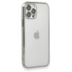 iPhone 12 Pro Kılıf Razer Lensli Silikon - Gümüş