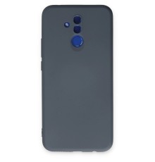Huawei Mate 20 Lite Kılıf Nano içi Kadife Silikon - Gri