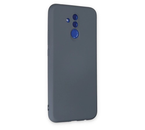 Huawei Mate 20 Lite Kılıf Nano içi Kadife Silikon - Gri Huawei Mate 20 Lite Kılıf Nano içi Kadife Silikon - Gri