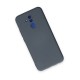 Huawei Mate 20 Lite Kılıf Nano içi Kadife Silikon - Gri