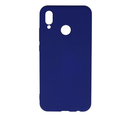 Huawei P20 Lite Kılıf Nano içi Kadife Silikon - Koyu Mavi Huawei P20 Lite Kılıf Nano içi Kadife Silikon - Koyu Mavi