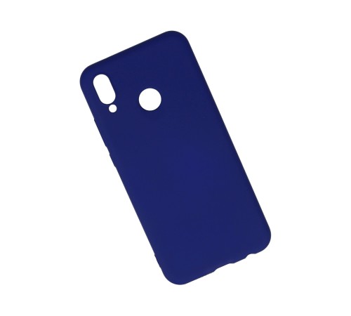 Huawei P20 Lite Kılıf Nano içi Kadife Silikon - Koyu Mavi Huawei P20 Lite Kılıf Nano içi Kadife Silikon - Koyu Mavi
