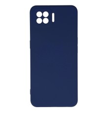Oppo A73 Kılıf Nano içi Kadife Silikon - Lacivert