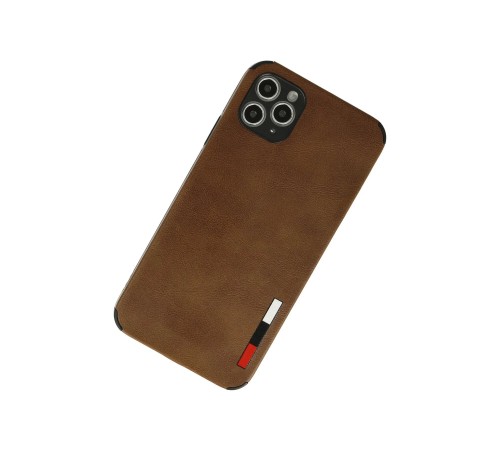 iPhone 11 Pro Kılıf Loop Deri Silikon - Kahverengi iPhone 11 Pro Kılıf Loop Deri Silikon - Kahverengi