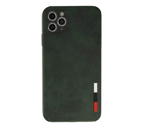 iPhone 11 Pro Kılıf Loop Deri Silikon - Yeşil iPhone 11 Pro Kılıf Loop Deri Silikon - Yeşil
