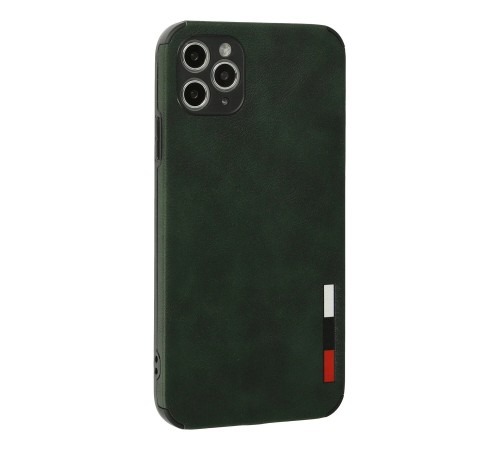 iPhone 11 Pro Kılıf Loop Deri Silikon - Yeşil iPhone 11 Pro Kılıf Loop Deri Silikon - Yeşil