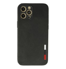 iPhone 12 Pro Kılıf Loop Deri Silikon - Siyah