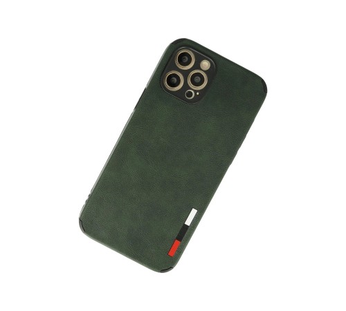 iPhone 12 Pro Max Kılıf Loop Deri Silikon - Yeşil