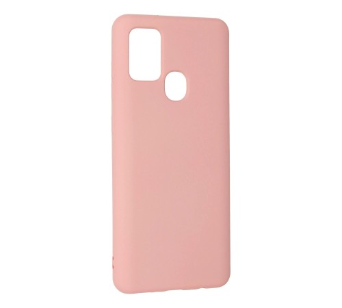 Samsung Galaxy A21S Kılıf Nano içi Kadife Silikon - Pudra Samsung Galaxy A21S Kılıf Nano içi Kadife Silikon - Pudra