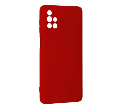 Samsung Galaxy M51 Kılıf Nano içi Kadife Silikon - Kırmızı Samsung Galaxy M51 Kılıf Nano içi Kadife Silikon - Kırmızı