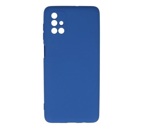 Samsung Galaxy M51 Kılıf Nano içi Kadife Silikon - Mavi Samsung Galaxy M51 Kılıf Nano içi Kadife Silikon - Mavi