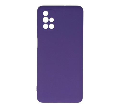 Samsung Galaxy M51 Kılıf Nano içi Kadife Silikon - Mor Samsung Galaxy M51 Kılıf Nano içi Kadife Silikon - Mor