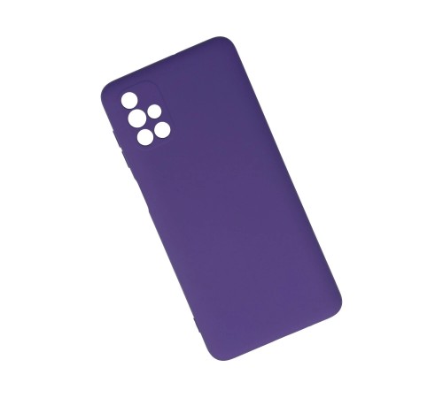 Samsung Galaxy M51 Kılıf Nano içi Kadife Silikon - Mor Samsung Galaxy M51 Kılıf Nano içi Kadife Silikon - Mor