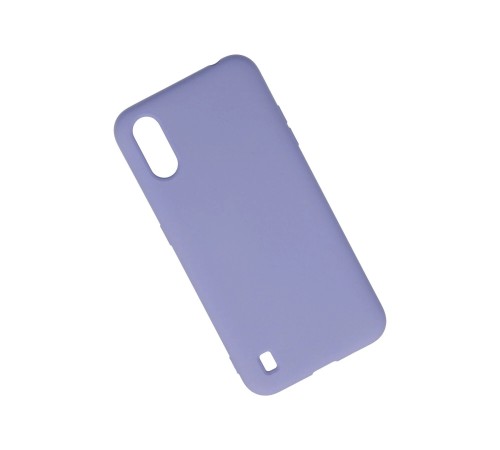 Samsung Galaxy A01 Kılıf Nano içi Kadife Silikon - Lila Samsung Galaxy A01 Kılıf Nano içi Kadife Silikon - Lila