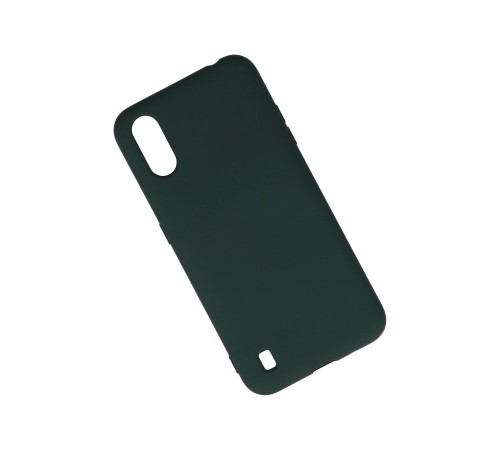 Samsung Galaxy A01 Kılıf Nano içi Kadife Silikon - Koyu Yeşil Samsung Galaxy A01 Kılıf Nano içi Kadife Silikon - Koyu Yeşil
