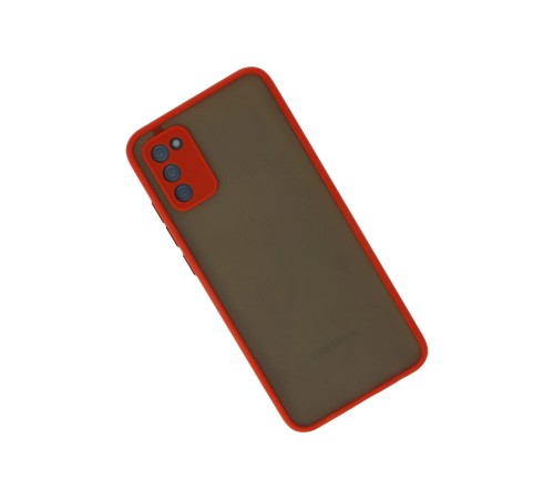 Samsung Galaxy A02S Kılıf Montreal Silikon Kapak - Kırmızı Samsung Galaxy A02S Kılıf Montreal Silikon Kapak - Kırmızı