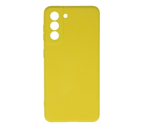 Samsung Galaxy S21 Kılıf Nano içi Kadife Silikon - Sarı Samsung Galaxy S21 Kılıf Nano içi Kadife Silikon - Sarı