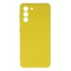 Samsung Galaxy S21 Kılıf Nano içi Kadife Silikon - Sarı
