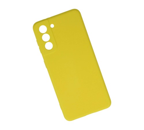 Samsung Galaxy S21 Kılıf Nano içi Kadife Silikon - Sarı Samsung Galaxy S21 Kılıf Nano içi Kadife Silikon - Sarı