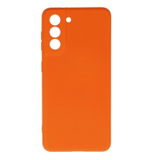 Samsung Galaxy S21 Kılıf Nano içi Kadife Silikon - Turuncu
