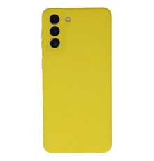 Samsung Galaxy S21 Plus Kılıf Nano içi Kadife Silikon - Sarı