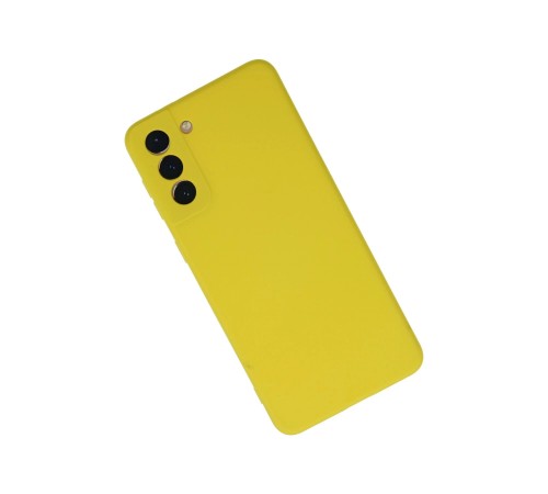 Samsung Galaxy S21 Plus Kılıf Nano içi Kadife Silikon - Sarı Samsung Galaxy S21 Plus Kılıf Nano içi Kadife Silikon - Sarı