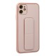iPhone 12 Kılıf Coco Deri Standlı Kapak - Pembe