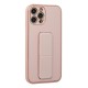 iPhone 12 Pro Kılıf Coco Deri Standlı Kapak - Pembe