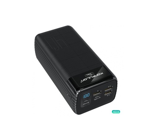 Konfulon A21S Led Işıklı Powerbank 40.000 mAh - Siyah Konfulon A21S Led Işıklı Powerbank 40.000 mAh - Siyah