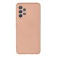 Samsung Galaxy A32 Kılıf Nano içi Kadife Silikon - Pudra