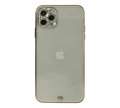 iPhone 11 Pro Kılıf Liva Taşlı Silikon - Beyaz iPhone 11 Pro Kılıf Liva Taşlı Silikon - Beyaz