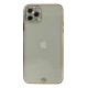 iPhone 11 Pro Kılıf Liva Taşlı Silikon - Beyaz