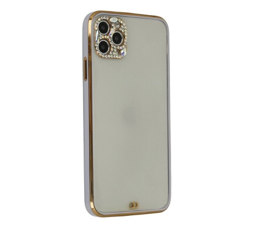 iPhone 11 Pro Kılıf Liva Taşlı Silikon - Mor iPhone 11 Pro Kılıf Liva Taşlı Silikon - Mor