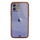 iPhone 12 Kılıf Liva Taşlı Silikon - Kırmızı