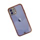 iPhone 12 Kılıf Liva Taşlı Silikon - Kırmızı