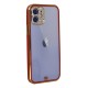iPhone 12 Kılıf Liva Taşlı Silikon - Kırmızı
