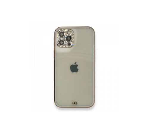 iPhone 12 Pro Kılıf Liva Taşlı Silikon - Mor iPhone 12 Pro Kılıf Liva Taşlı Silikon - Mor