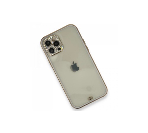 iPhone 12 Pro Kılıf Liva Taşlı Silikon - Mor iPhone 12 Pro Kılıf Liva Taşlı Silikon - Mor