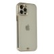 iPhone 12 Pro Max Kılıf Liva Taşlı Silikon - Beyaz