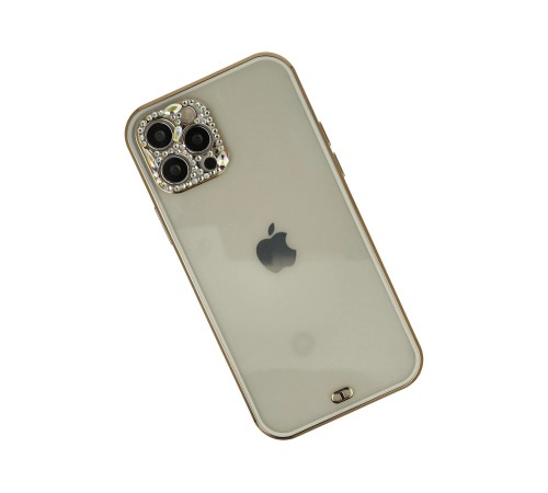 iPhone 12 Pro Max Kılıf Liva Taşlı Silikon - Beyaz iPhone 12 Pro Max Kılıf Liva Taşlı Silikon - Beyaz