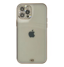 iPhone 12 Pro Max Kılıf Liva Taşlı Silikon - Mor