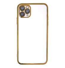 iPhone 11 Pro Kılıf Razer Lensli Silikon - Gold