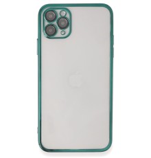 iPhone 11 Pro Kılıf Razer Lensli Silikon - Yeşil