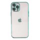 iPhone 12 Pro Kılıf Razer Lensli Silikon - Yeşil