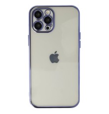 iPhone 12 Pro Kılıf Razer Lensli Silikon - Mor