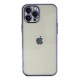 iPhone 12 Pro Kılıf Razer Lensli Silikon - Mor