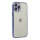 iPhone 12 Pro Kılıf Razer Lensli Silikon - Mor