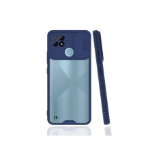 Realme C21 Kılıf Platin Kamera Koruma Silikon - Lacivert