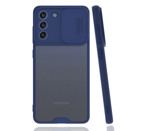 Samsung Galaxy S21 FE Kılıf Platin Kamera Koruma Silikon - Lacivert Samsung Galaxy S21 FE Kılıf Platin Kamera Koruma Silikon - Lacivert